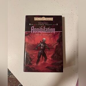 Forgotten Realms War of the Spider Queen Annihilation Book R.A. Salvatore